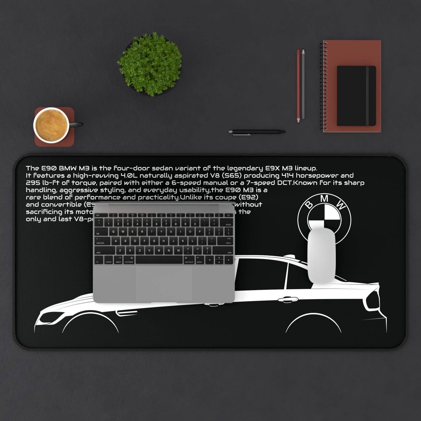 E90 M3 Mousepad - Black